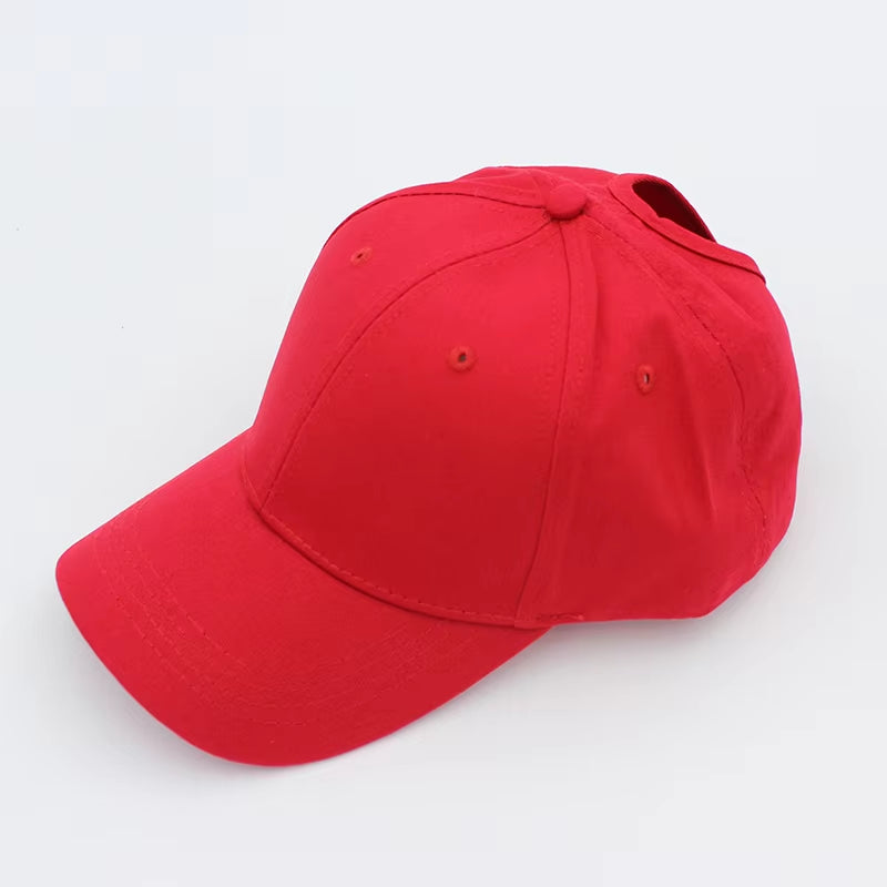 High Ponytail Baseball Cap for Women Spring Summer Sun Hat Running Snapback Hat Messy High Bun Women'S Caps Female