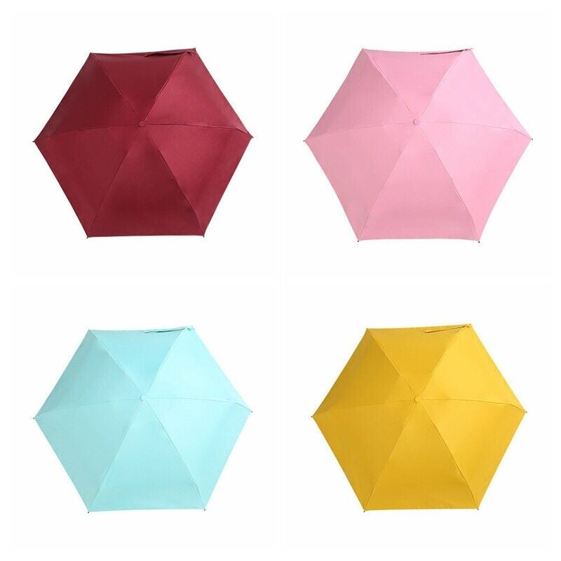Mini Capsule Umbrella Windproof Anti-Uv Sun /Rain Folding Small Pocket Umbrellas