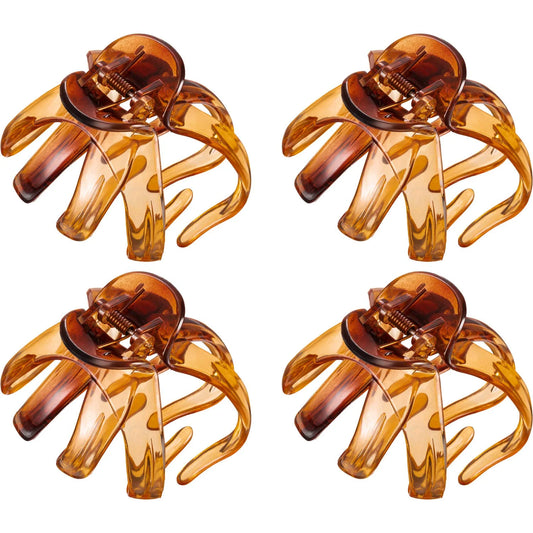 4PCS Large Hair Claw Clips Octopus Hair Clips for Thick Hair Spider Claw Clip for Girls Women