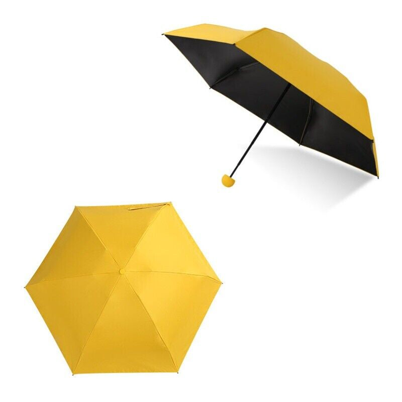 Mini Capsule Umbrella Windproof Anti-Uv Sun /Rain Folding Small Pocket Umbrellas