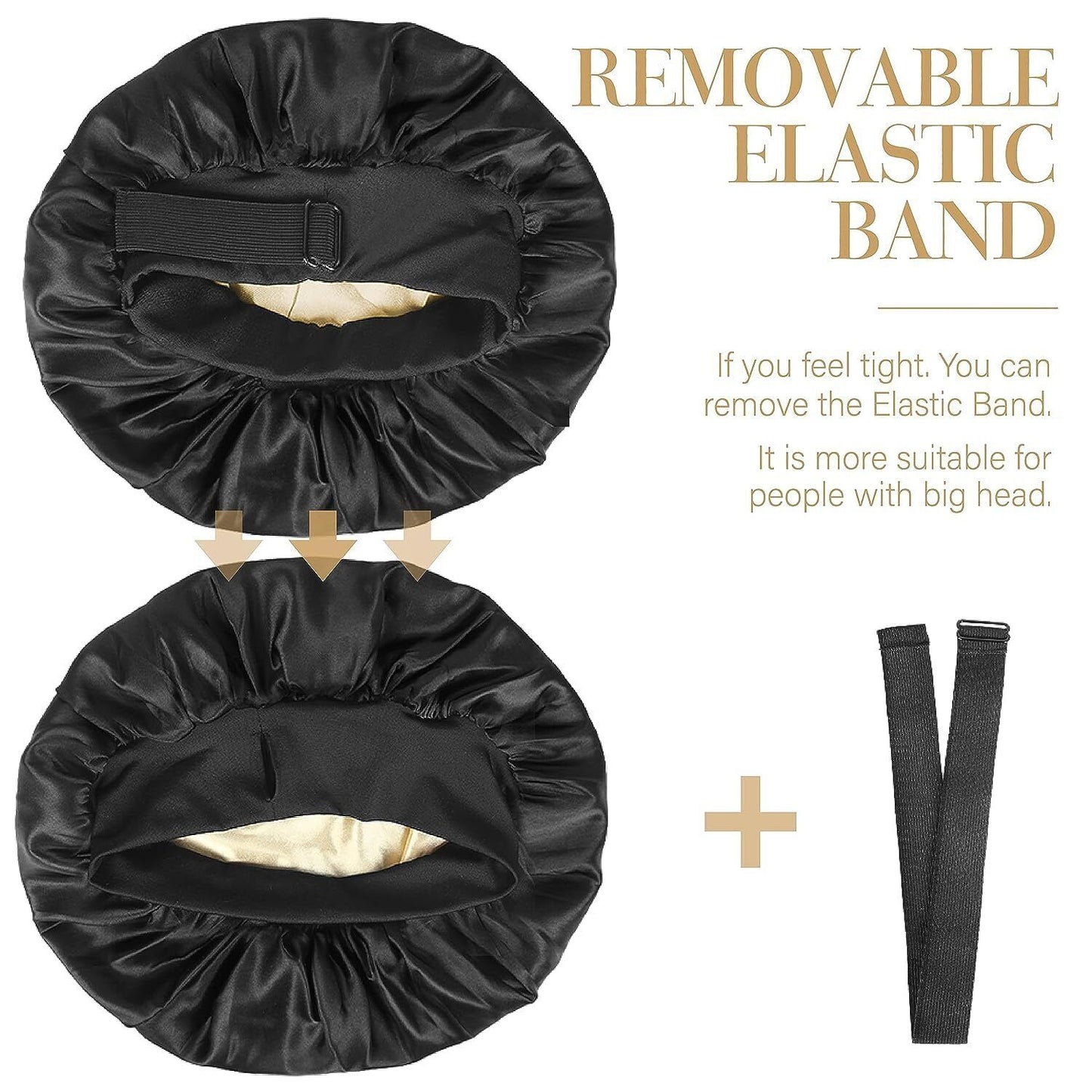 Silk Bonnet for Sleeping Satin Bonnet Hair Bonnets for Black Women and Men Doubl