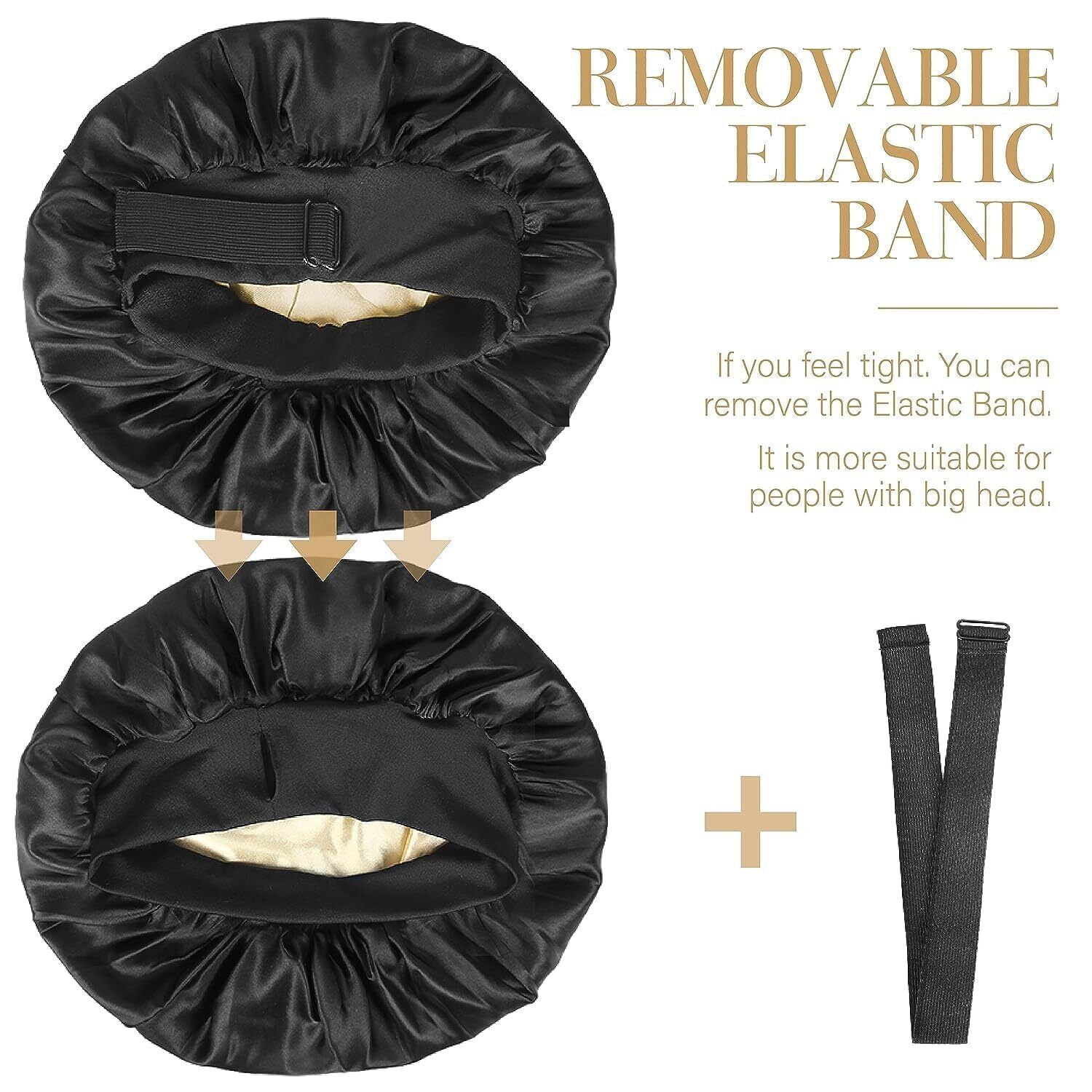 Silk Bonnet for Sleeping Satin Bonnet Hair Bonnets for Black Women and Men Doubl