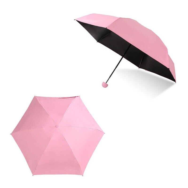 Mini Capsule Umbrella Windproof Anti-Uv Sun /Rain Folding Small Pocket Umbrellas