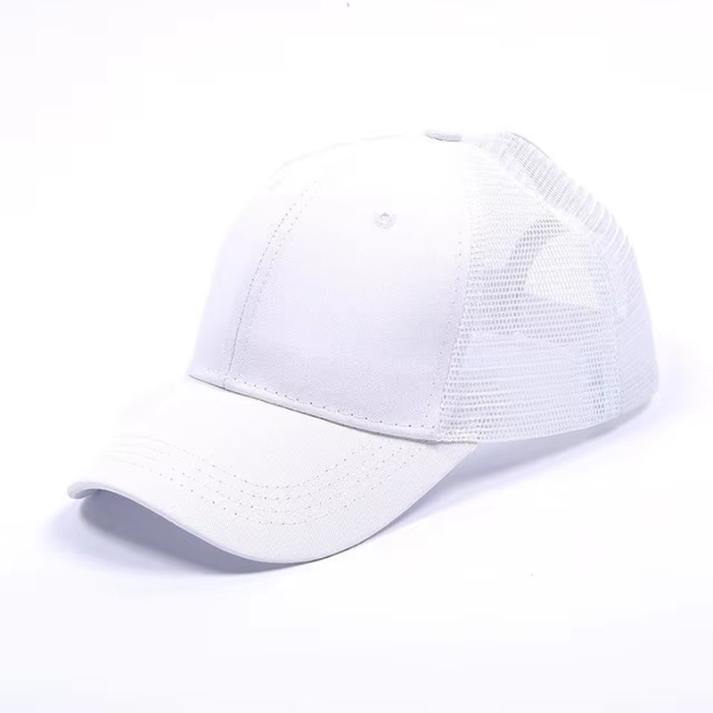 High Ponytail Baseball Cap for Women Spring Summer Sun Hat Running Snapback Hat Messy High Bun Women'S Caps Female